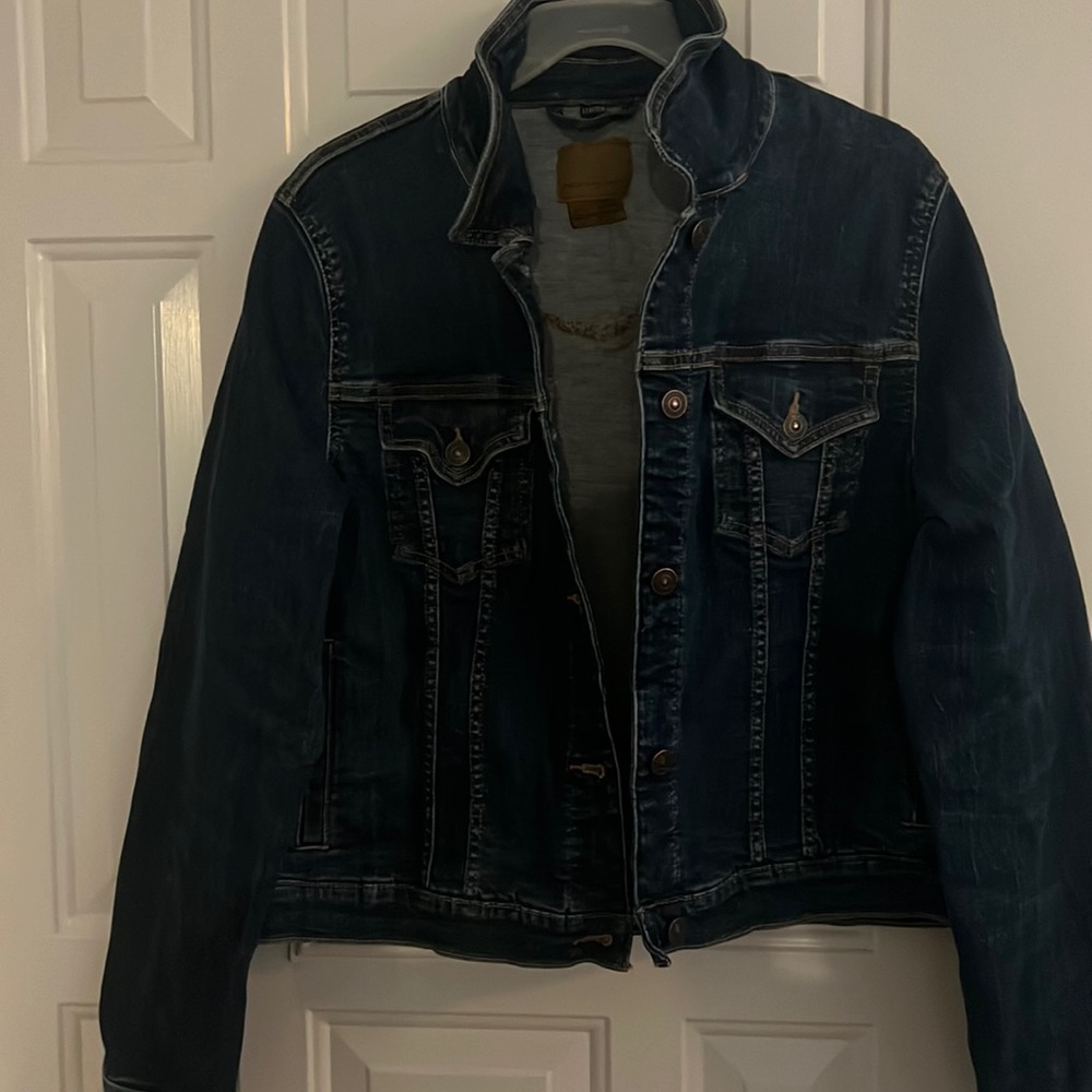 American Eagle shrunken jean jacket
